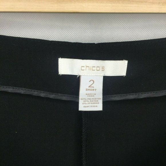 Chico’s Black Dress Pants Slacks Professional - Picture 5 of 7